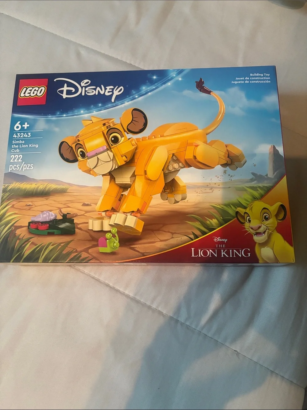 Lego Disney Simba Cub Building Set - Yellow & Tan